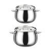 Bacon Grease Container with Strainer And Lid 1.3/1.8L Stainless Steel Container for Cooking Oil Storage Easy-Grip Handle Pot for Frying Oil Butter