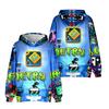 Mode Geometry Dash Huvtröjor Höst Långärmad Unisex Harajuku Pullovers Streetwear Roliga Kläder Tröja