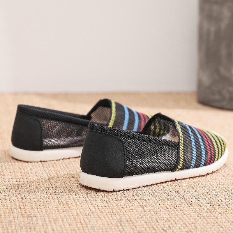 Summer new mesh breathable cloth shoes non-slip soft sole versatile women's shoes