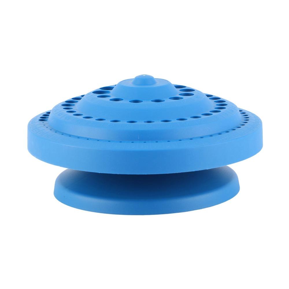 Round Shape Drill Bit Organizer Stand 1-13mm Diameter Drill Bit Storage Box Household Use