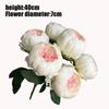 Artificial Peony Silk Flowers Bouquet Fake Flowers Arrangement Vintage Wedding Decoration Home Decor 1 Bunch 7 Head
