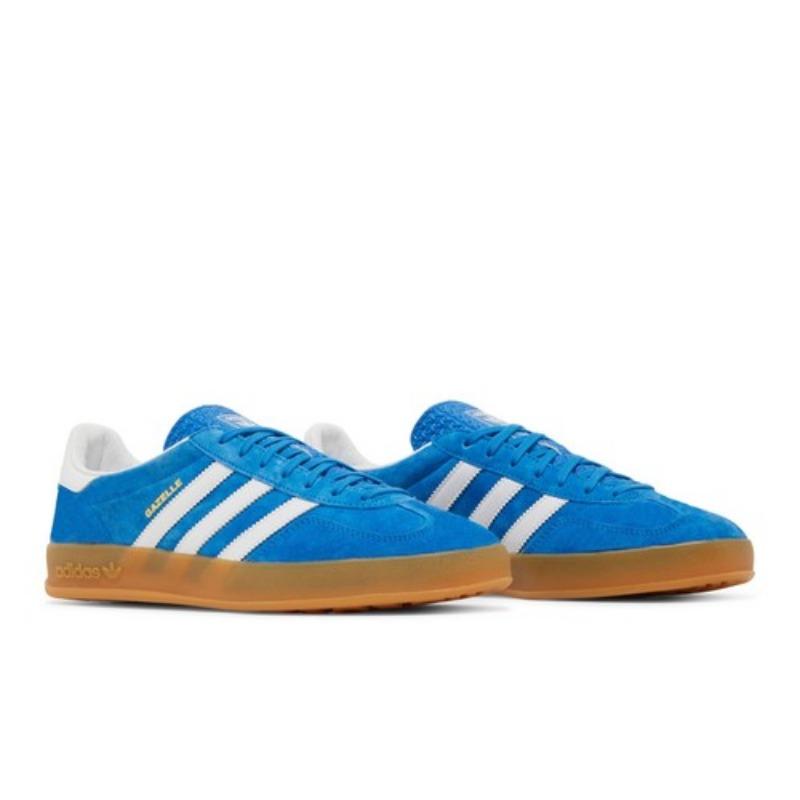 

adidas Gazelle Indoor Blue Bird Gum H06260 EU 42.5 синий/белый