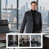 MONTAGUT Men's Wool Cashmere Blend Mid-Length Suit Jacket