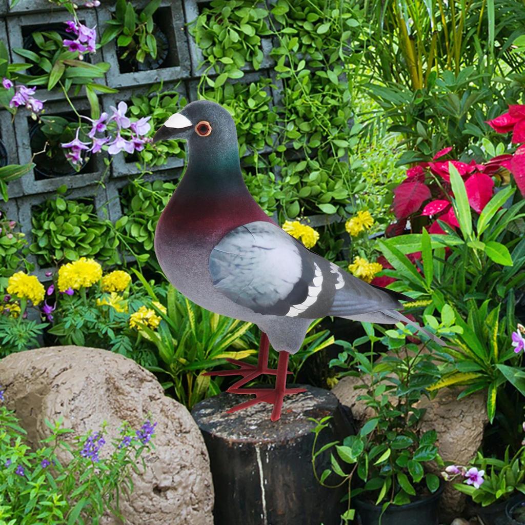 Simulation Foam Pigeon Model Realistic Bird Figurines Artificial Foam Bird Mini