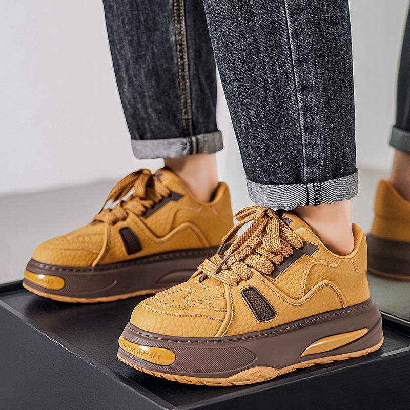 Schuhe Winter Neu Dicksohlig Schnürung Freizeit Schuhe Retro Dad Shoes Erhöhende Sport Board Schuhe