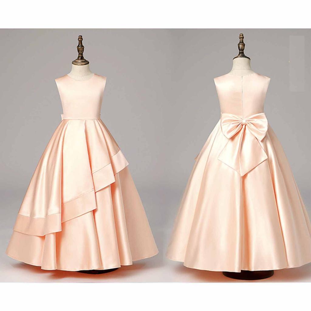 Lang Lang Groß Junior High Rezital [LIANFOR] Kinderkleid, Mädchenkleid, Kinder, Klavier, Größe, Schlicht, Satin, Elegant, Junior, Schule, Formell,