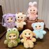 Cute Family Series Animals Vinyl Face Plush Forest Doll Pendant Backpack Decoration Gifts