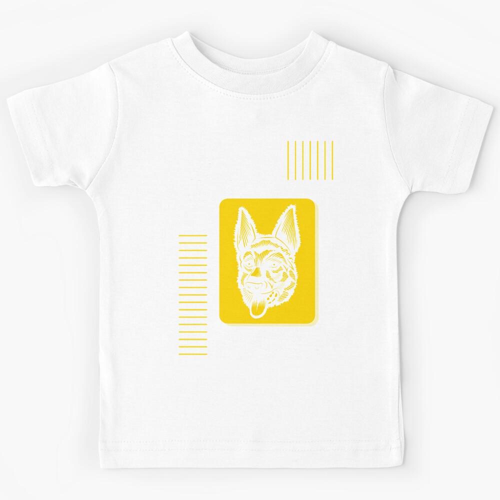 FLUFFY BLACK GERMAN SHEPHERD Kids T-Shirt 120