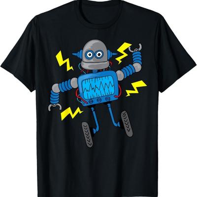 Arte Genial de Robot Para Niños Niñas Niños Ingeniero Robótico Camiseta de Robot