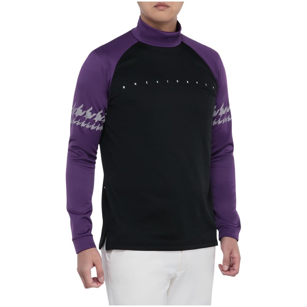 

Mizuno Breath Thermo Golf Mizuno Move Tech Purple High-Neck Shirt, Heat-Generating Material, E2MAB506, Men s, фиолетовый