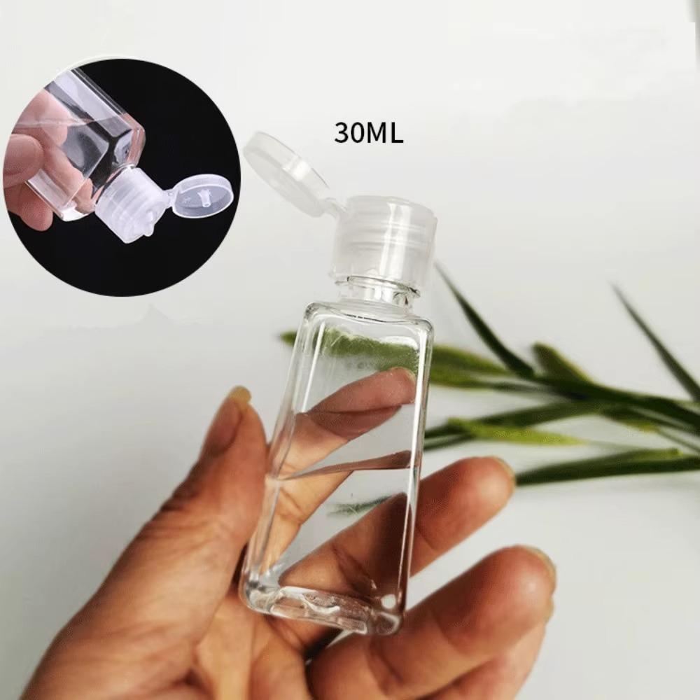 30/60ml Empty Refillable Bottle Flip Cap Hand Sanitizer Gel Dispenser Container