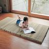Japanese Style Comfortable Foldable Straw Mat Fabric Tatami Mattress Rectangle Floor Mat for Sleeping