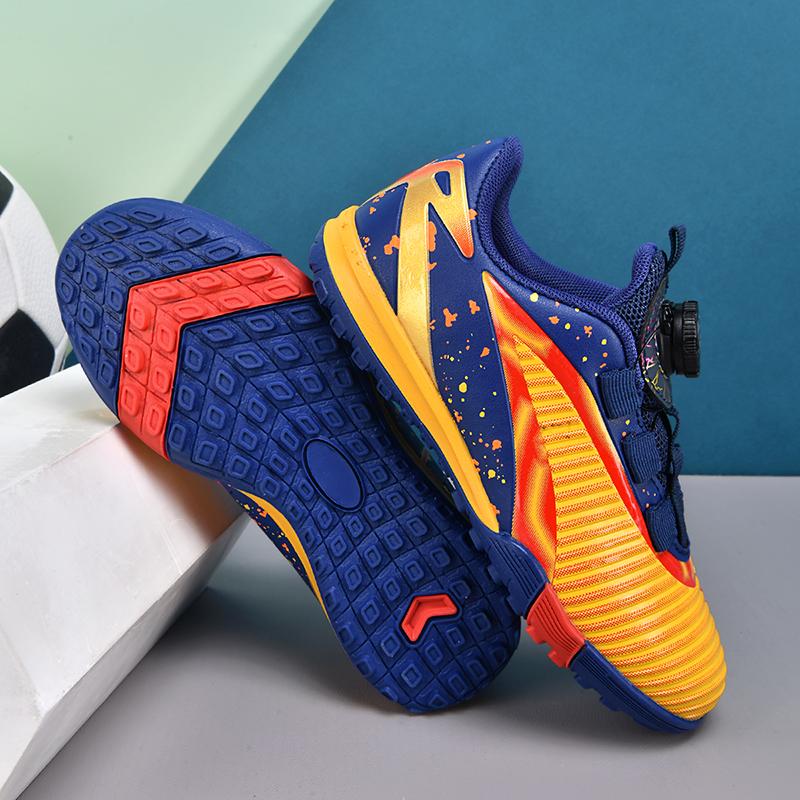 Kids Youth Soccer Cleats Football Shoes Non Slip Breathable Lightweight Training Athletic Shoes Boys Children Football Match Boots