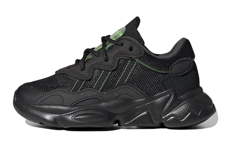 Adidas Ozweego J  Black Solar Green  HR0238 30