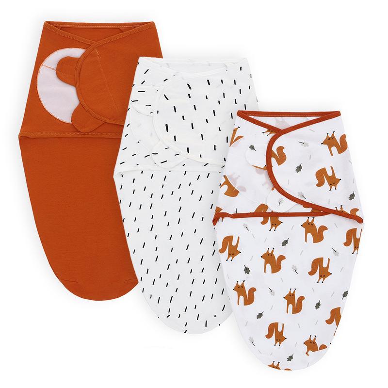 3er-Pack Wickeltücher aus 100 % Baumwolle für Babys, 0–6 Monate, Wickeltuch für Neugeborene