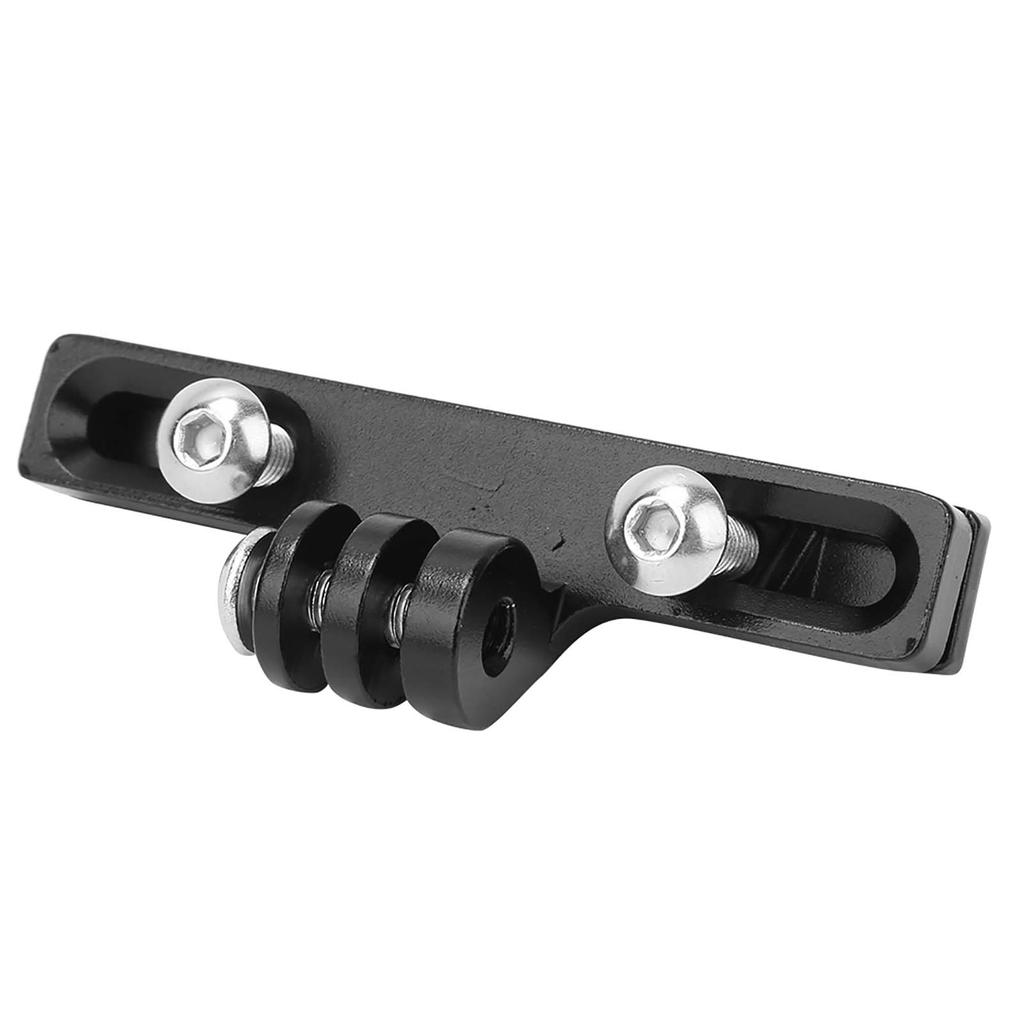 Aluminium Alloy Black Bike Base Bicycle Saddle Cushion Clip Mounting for Gopro Hero6 5 4 3 Camera