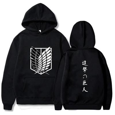 Attack On Titan Fashion Animation Hoodies Pullovers Tops Unisex Clothes Unisex