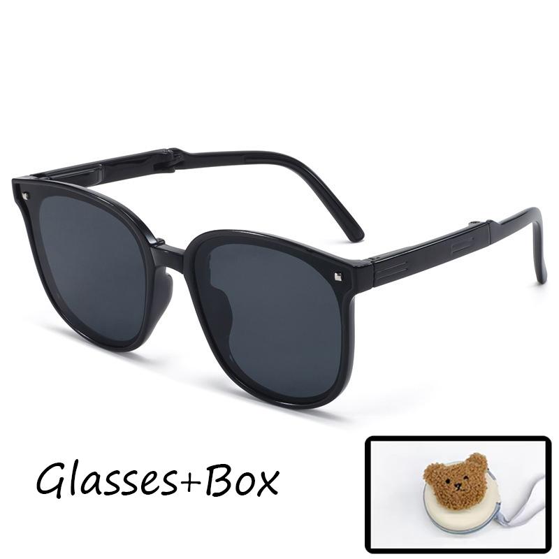 2025 UV400 protection for girls, no eye damage for babies Folding children's sunglasses for boys