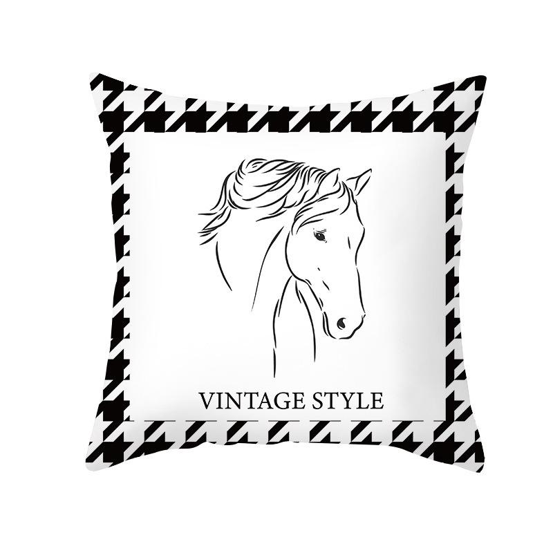 New Style Pillow Case, Geometric Pillow, Light Luxury Pillow Case, Sofa Cushion Cover, Lumbar Support