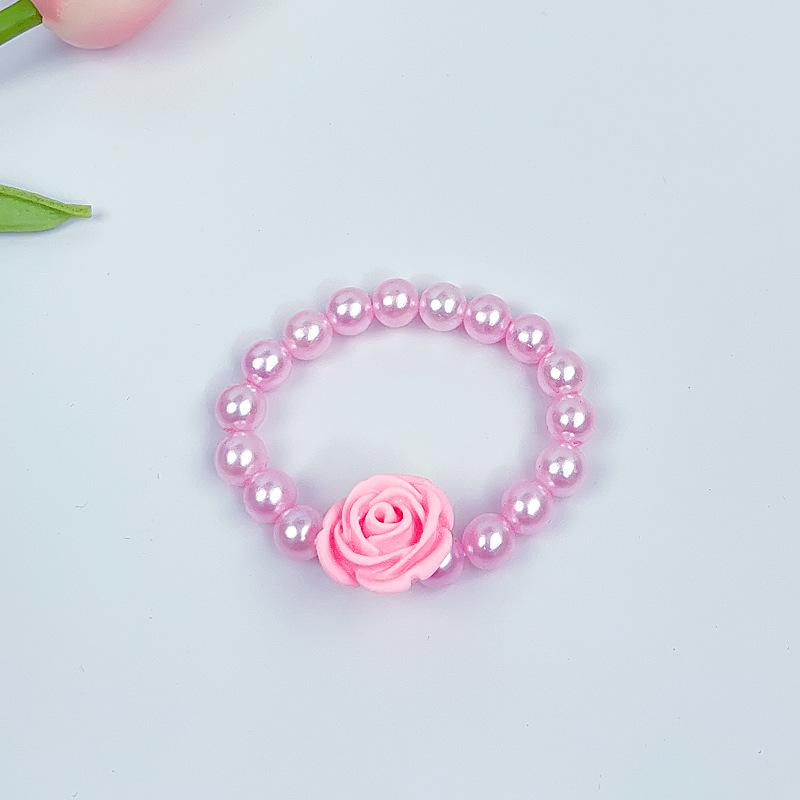 Cartoon Mermaid Pendant Beaded Bracelet for Girls