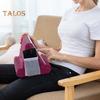 Tablet Pillow Holder with Side Mesh Pocket Portable Travel Office Desk Bed Multi-Angle Tablet Cushion Soft Mobile Phone Plush Pillow Stand