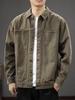 Men's 2026 Retro Workwear Casual Lapel Jacket - Japanese Style Autumn Shirt