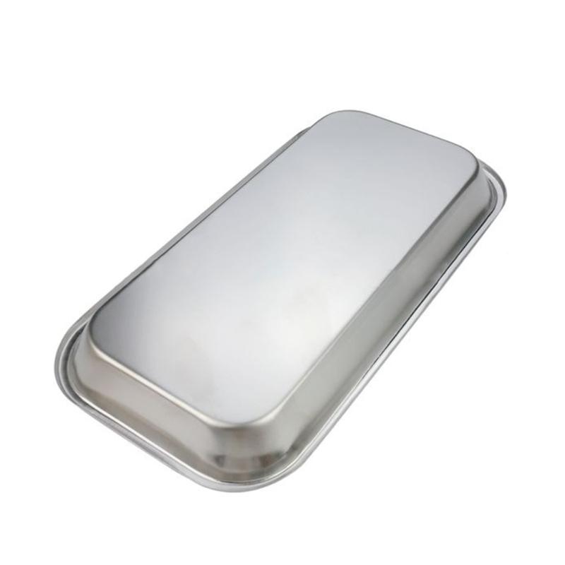 Multi-Function Storage Tray Stainless Steel Lab Instrument Organizer Holder Laboratory Station Square Metal Dish