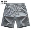 JEEP SPIRIT Men's Ice Silk Quick-Dry Athletic Shorts