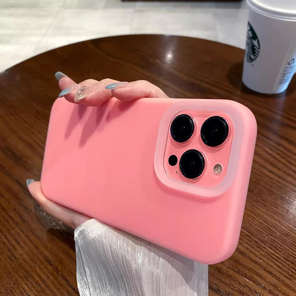 Jelly liquid silicone mobile phone case is suitable for Apple 15 soft iPhone14promax all-inclusive anti-drop protective case 13.