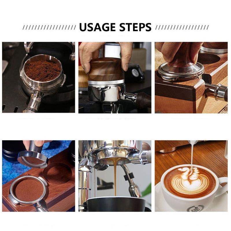 Multifuntional 54mm Bottomless Espresso Machine Handle Stainless Steel Texture Suitable for Home and Professional Use