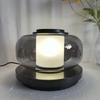 Nordic Minimalist Marble Table Lamp Post-Modern Living Room and Hotel Bedroom Bedside Sample Room Decoration Creative Glass Lamp
