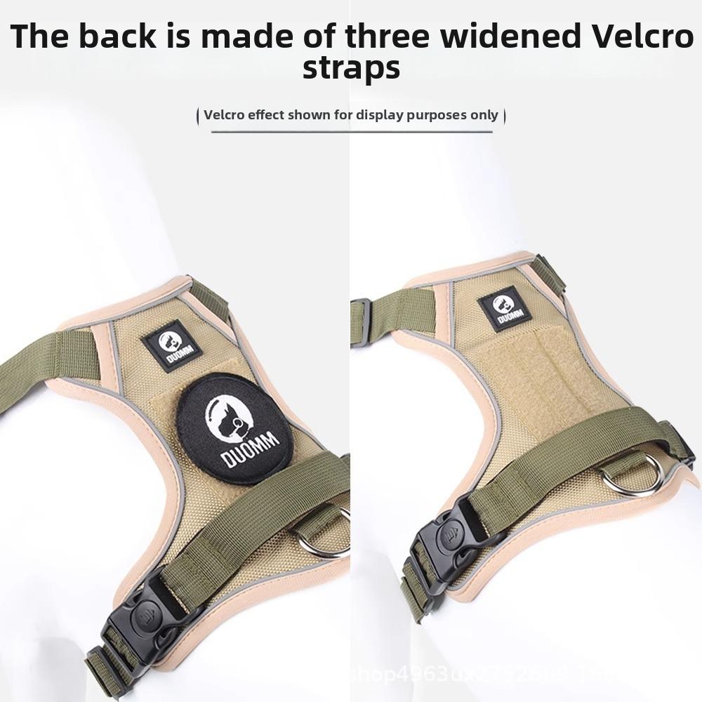 Shockproof Dog Leash Vest Wear-resistant Anti-chew Dog Chest Strap Reflective Adjustable Dog Leash