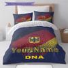 Dynamo Dresden Custom Name Pattern Bedding Quilt Set Quilt Cover Pillowcase Home Birthday Gift(1 * Duvet Cover + 2 * Pillowcase, Without Core)