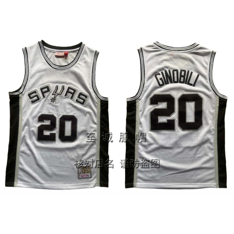Mens Cotton Blend Basketball Jersey Vintage Style Tim Duncan Manu Ginobili Victor Wembanyama Dennis Rodman Fan Apparel