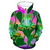 3D Printed Colorful Frogs Hoodie For Men Funny Animal Pattern Sweatshirt Outdoor Sports Tops Pullovers Street Autumn Long Sleeve
