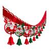 Christmas Banner Hanging,Snowman Santa Claus Decor Sturdy Decorative Xmas Ornament for Holiday
