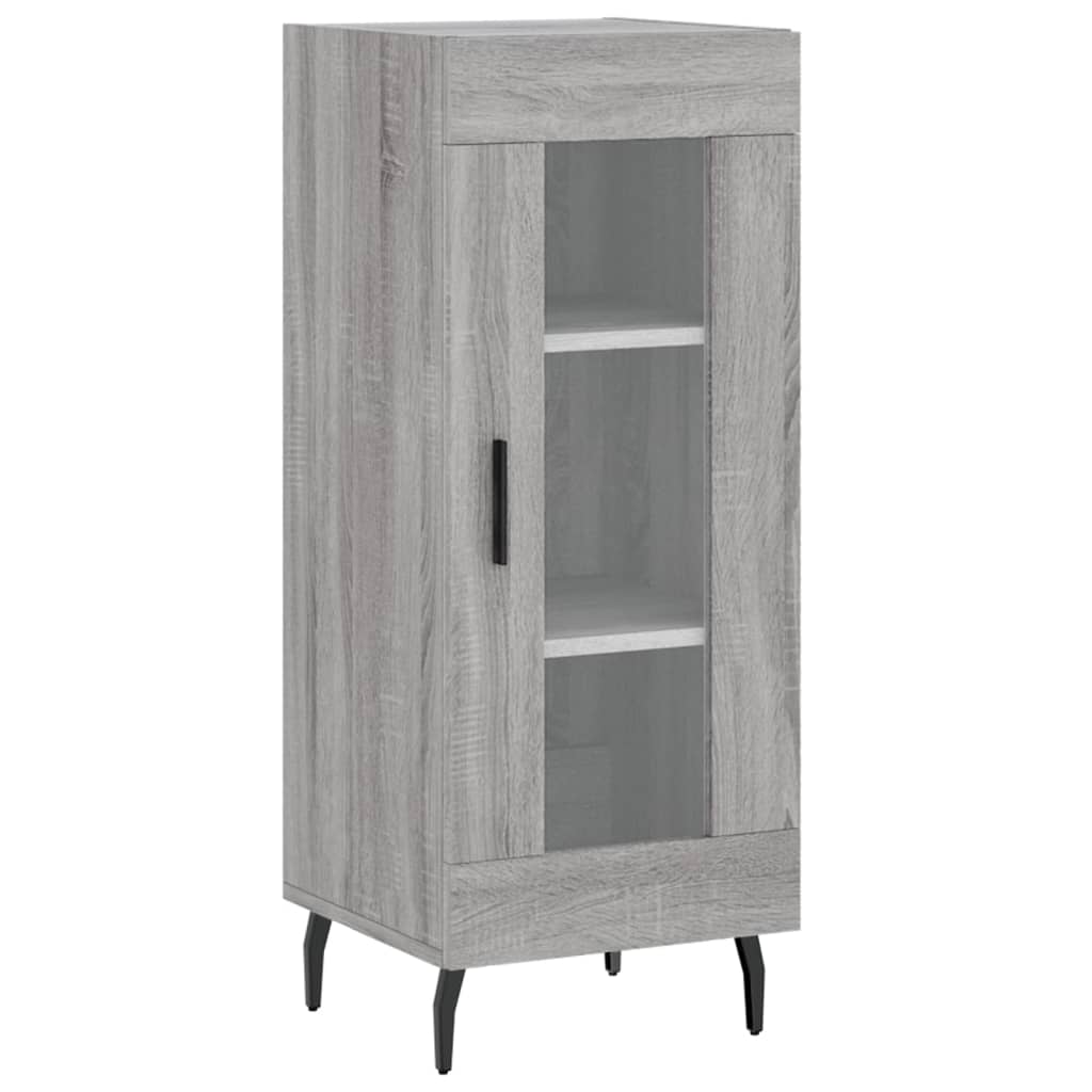 Highboard Gray Sonoma 34.5 x 34 x 180 cm Particleboard