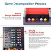 Secret Code Board Game Fun Strategy Board Games For Kids STEM Educational Board Game With Multiple Code Combinations