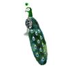 21/48cm Peacock Plush Toy Stuffed Colorful Green Blue Black White Zoo Animal Fantastic Plushie Home Decor Gift
