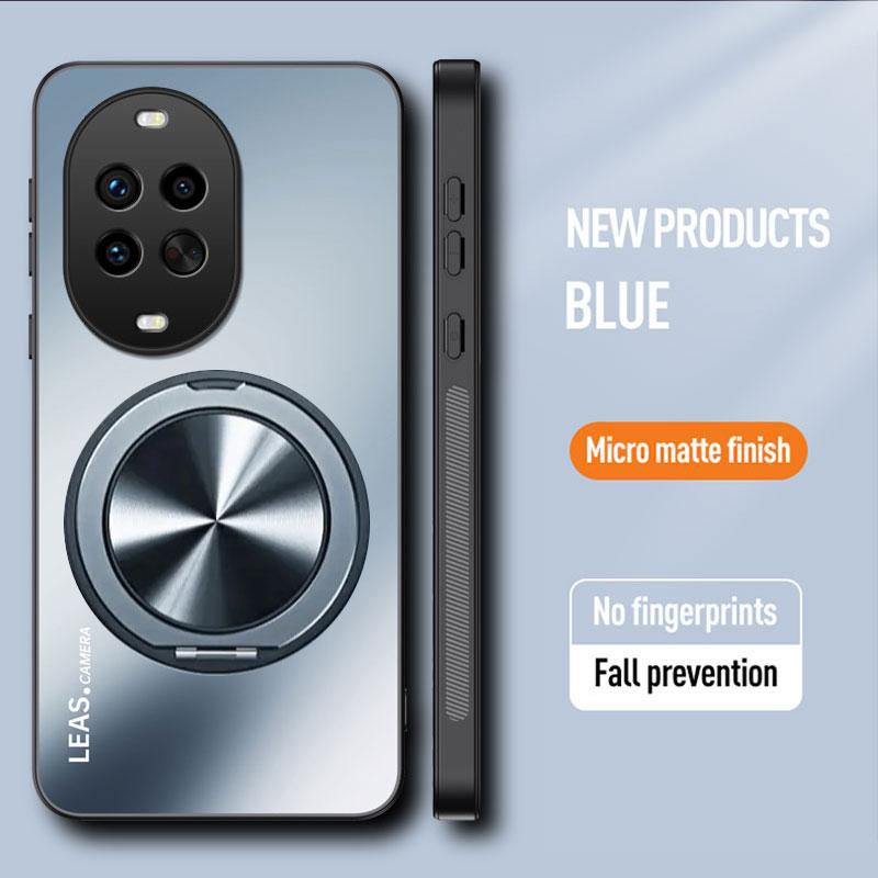 Matte Magnetic Holder Case For Huawei Nova 14 Ultra 13i 12i 11i Nova 13 Pro 12 SE Shockproof Hard Bumper Stand Cover Shell