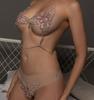 Sexy tělový řetízek s motýlem a kamínky pro ženy Klubové doplňky Luxusní spodní prádlo Bling sada podprsenky a kalhotek Bikini Šperky