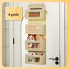 5/4/2-Shelf Hanging Storage Organizer - Behind Door, Anti-Tilt, 5 Large Capacity Pockets, Suitable for Bedroom, Bathroom