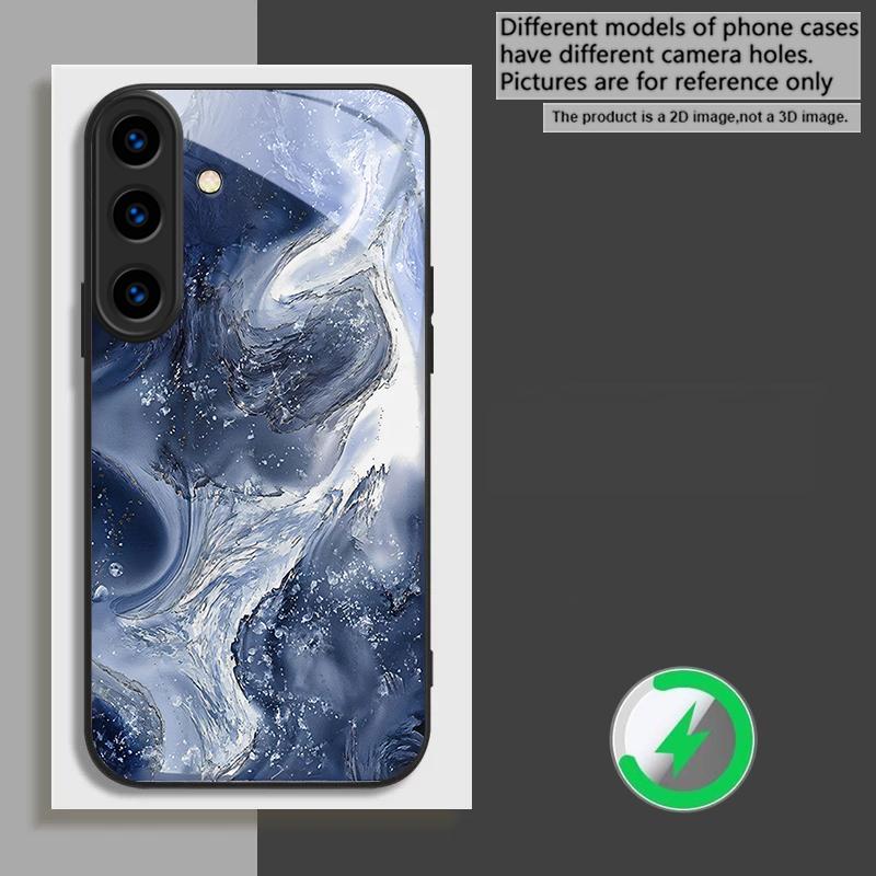 

Sea storm small sailboat Suitable For Samsung Galaxy S26 Ultra S20 FE S21 S22+ S23 Plus S24 S25 Edge magnetism Glass Phone Casee Galaxy S26