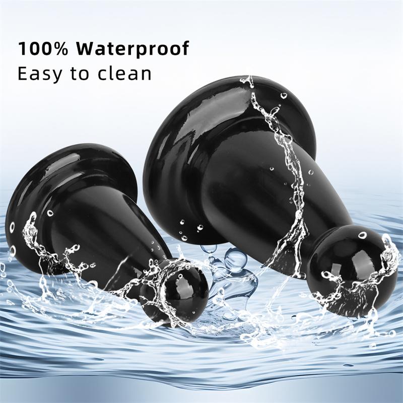 Czarne zatyczki analne 7cm Duże zatyczki analne Fisting Supplies Extra Large Extra Slack Anal Hand Jumbo