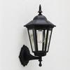 Solar Vintage Wall Light Motion Sensor Outdoor Sconce with Glass Shade Waterproof Garden