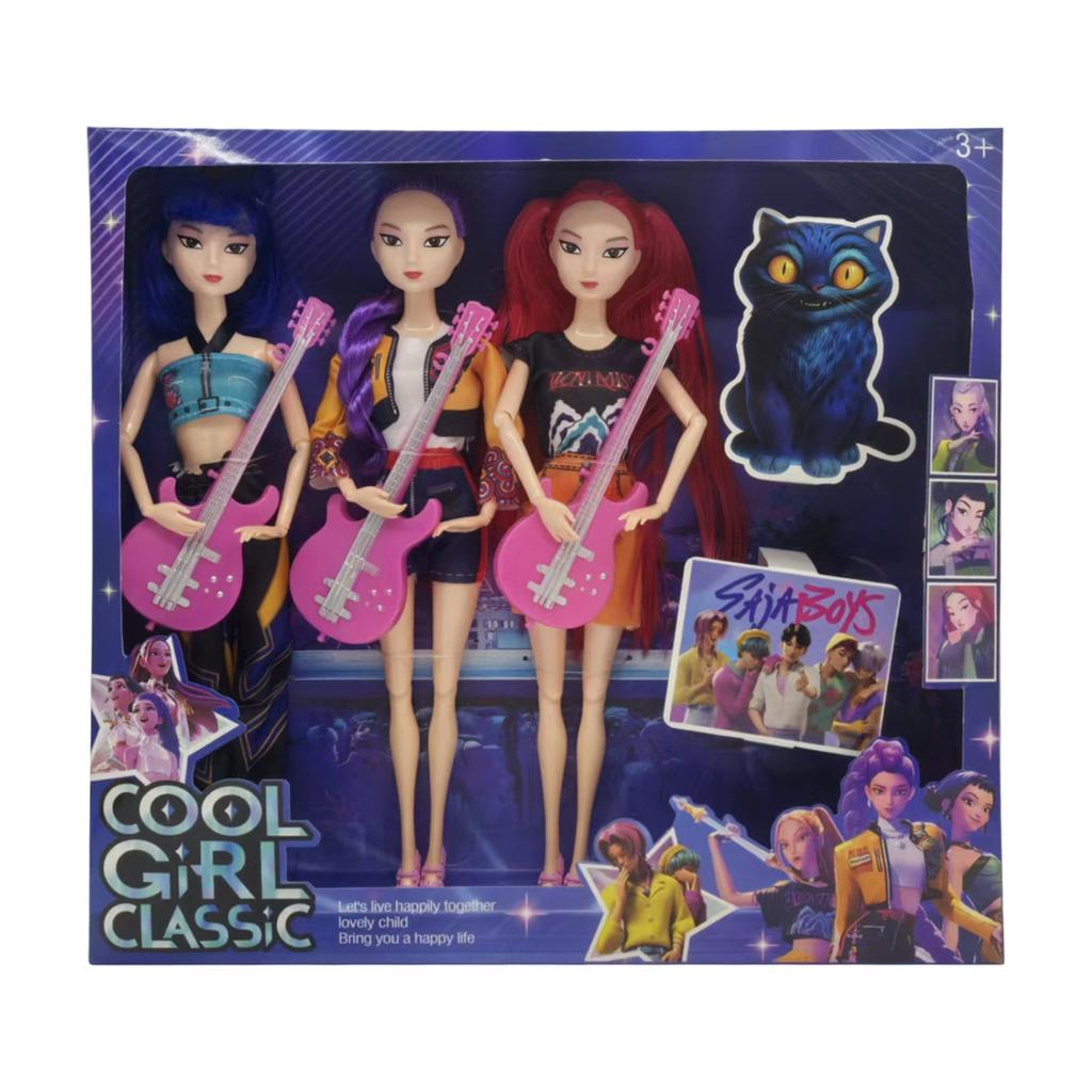 Fashionable Plastic Doll Figures Collection With Unique Stylish Outfits And Colorful Hairstyles Perfect Gift For Kids To And Creat