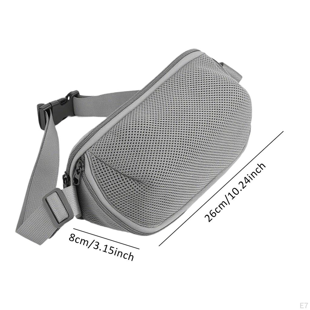 Crossbody Bag for Portable Speaker with Storage Pocket And Adjustable Strap