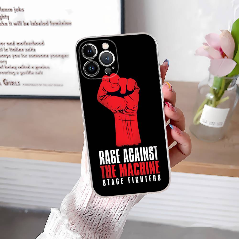 

R-Rage A-Against T-The M-Machine Band For IPhone 17 16 15 14 13 12 11 Pro Max Plus Phone Case High End Silicone iPhone 17 Pro