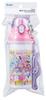 Skater Children's Water Bottle, Direct Drink, Plastic, 480ml, One-Push OpenClose, Dishwasher Safe, Made in Japan, Detective Precure Design, Girls'