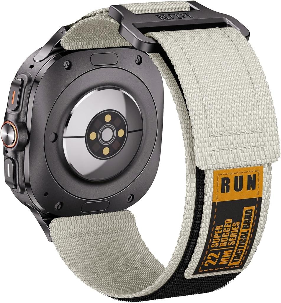 Blød Nylonrem til Samsung Galaxy Watch Ultra8 47mm Bånd Sportsrem Armbånd Til Galaxy Watch8 40 44mm Mænd Kvinder Urrem